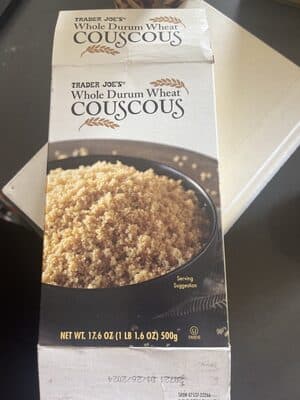 Whole Durum Wheat Cous Cous