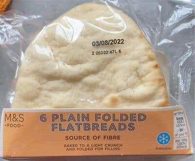 Plain Folded Flatbreads