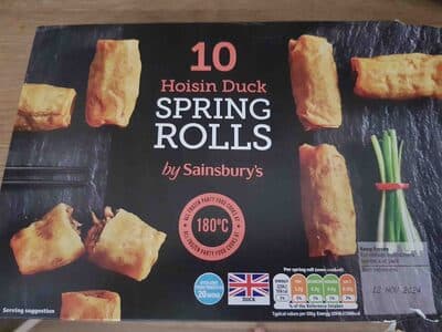 Hoisin Duck Spring Rolls