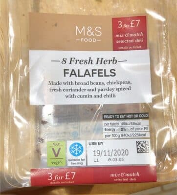 8 Fresh Herb Aromatic Falafels
