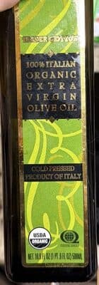 Organic Extra Virgin Olive Oil