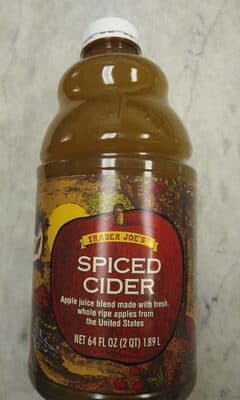 Spiced Cider Apple Juice with Other Added Ingredients