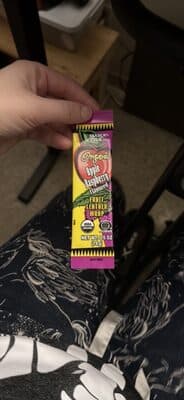 Organic Apple Raspberry flavored Fruit Leather Wrap