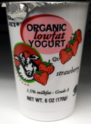 Organic lowfat yogurt