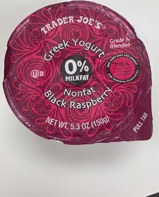 Greek Nonfat Yogurt Black Raspberry
