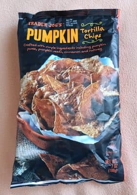 Pumpkin tortilla chips