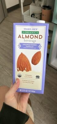 Organic Almond Beverage Unsweetened Vanilla