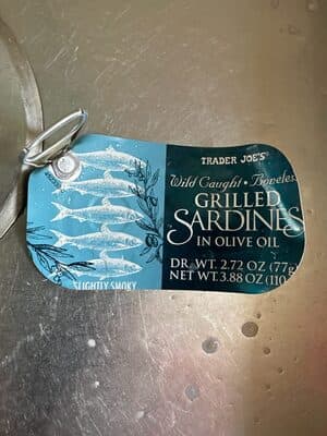 Wild Caught Grilled Sardines In Olive Oil