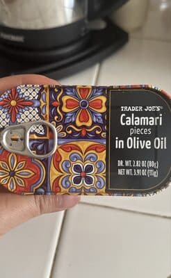 Calamari in olive oil