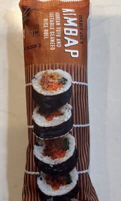 Korean Tofu and Vegetable Seaweed Rice Roll