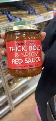 Thick, Bold & Spicy Red Sauce