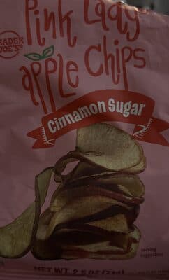 Pink Lady apple chips