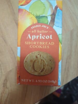 All Butter Apricot Shortbread Cookies