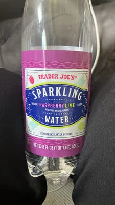 Sparkling Raspberry Lime Water