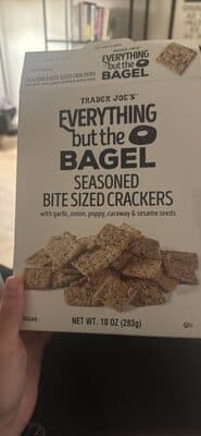 Everything but the Bagel Seasoned Bite Sized Crackers