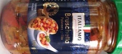 Grilled pepper bruschetta spread, peperoni grigliati