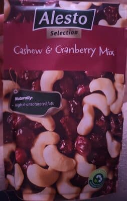 Mix di anacardi e mirtilli rossi