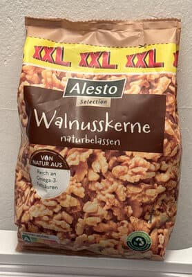 Walnusskerne naturbelassen