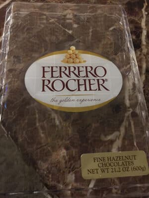 Ferrero Rocher Fine Hazelnut Chocolates 21.2 Oz. Pack