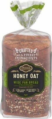 Honey oat sliced wide pan bread