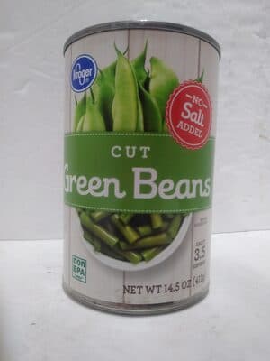 Cut Green Beans: No Salt Added