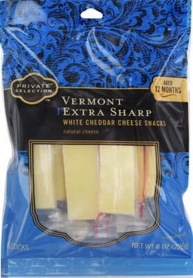 Vermont Extra Sharp White Cheddar Cheese Sticks
