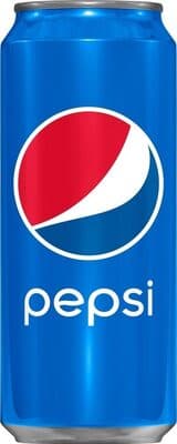 Pepsi Cola 16 Fluid Ounce Aluminum Can