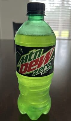 Zero sugar soda