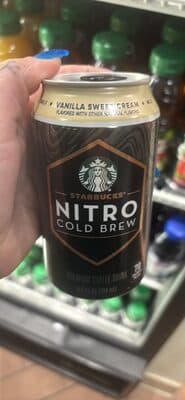 Nitro Cold Brew Premium Coffee Drink Vanilla Sweet Cream