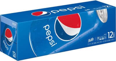 Cola soda regular in fridge pck bx