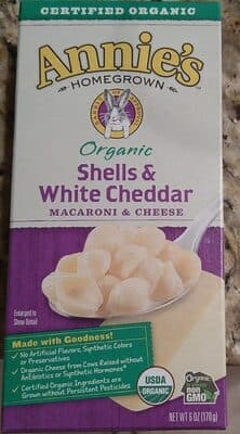 Organic Shells & White Cheddar