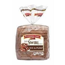 Jewish Rye & Pumpernickel Deli Swirl