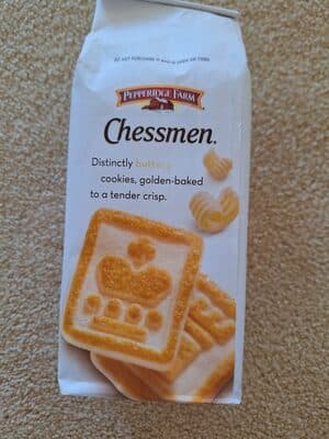 Chessmen Butter Cookies