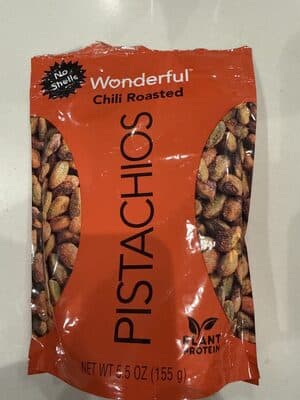 Wonderful Pistachios Chili Roasted