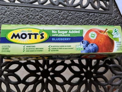 Unsweetened applesauce