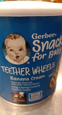 Gerber Teether Wheels Banana Cream Imp