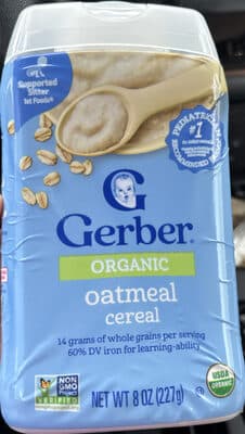 Organic Oatmeal Cereal