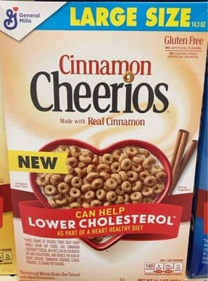 Cheerios Cinnamon Gluten Free