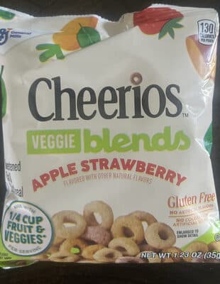 Cheerios Veggie Blends Apple Strawberry