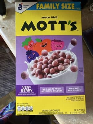 Very Berry Mitts Cereal