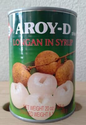 Longan in syrup