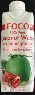 Coconut Water with pomegranate