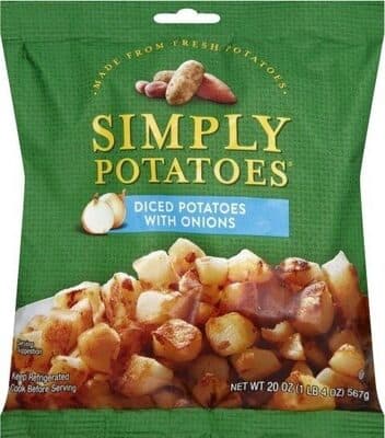 Diced Potatoes with Onions
