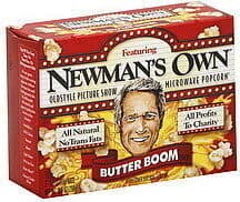 Microwave Popcorn, Butter Boom - Newman's Own