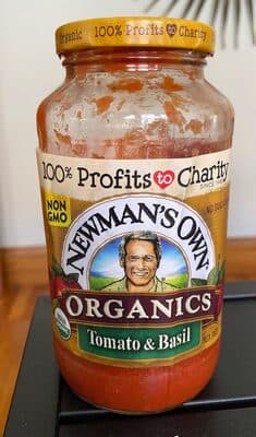 Organic Tomato & Basil Pasta Sauce