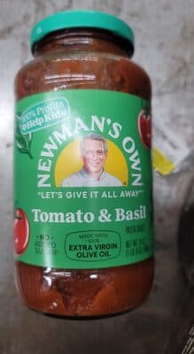 Newmans Tomato & Basil Sauce