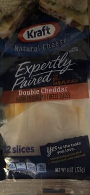 Double Cheddar Marbled Cheddar Cheese Slices