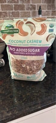 Coconut Cashew Granola