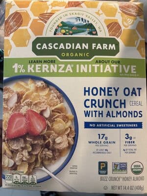 Organic Buzz Crunch Honey Almond Cereal