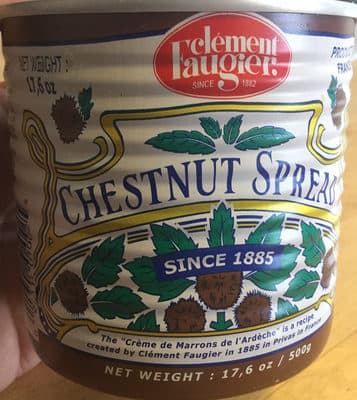 Clement Faugier - Vanilla Chestnut Spread, 17.5oz (500g)